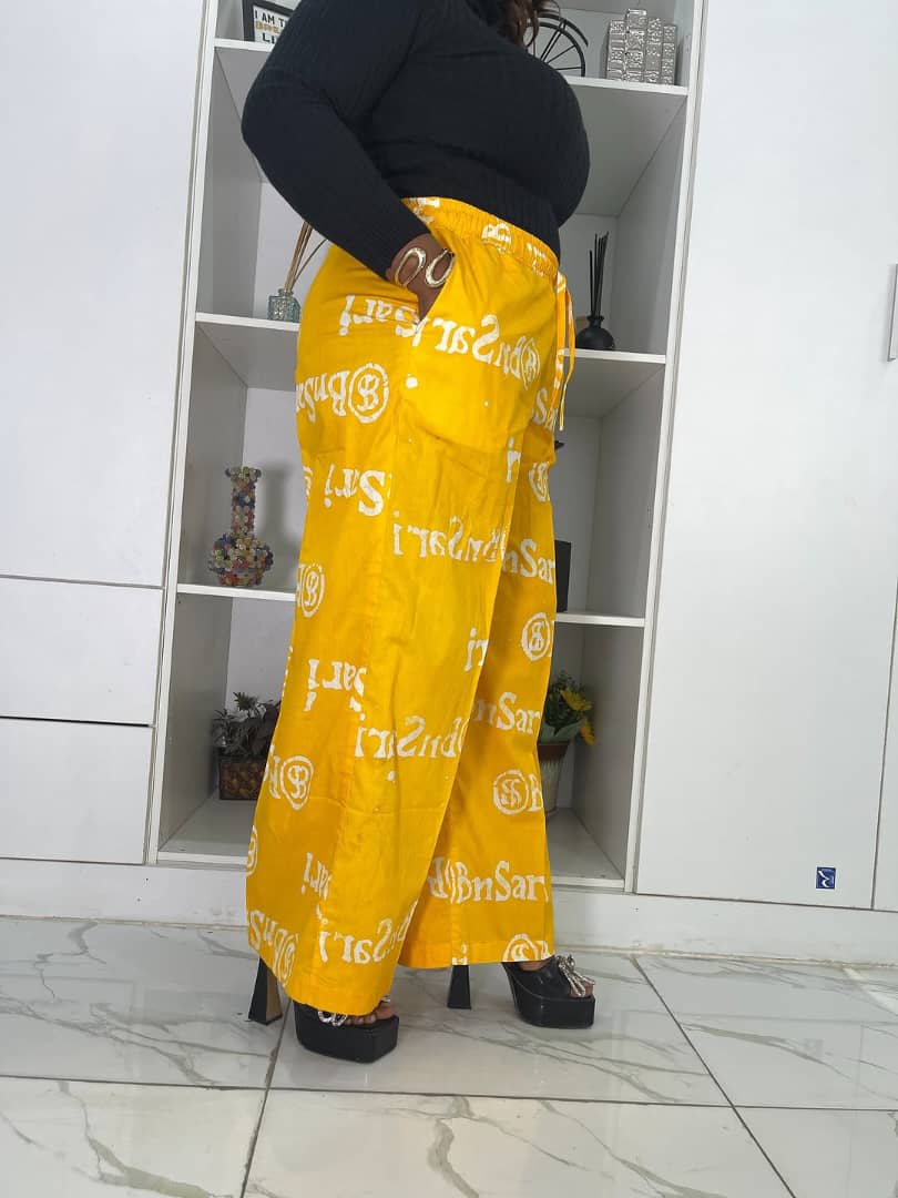 BnSari Palazzo Pants (Yellow)