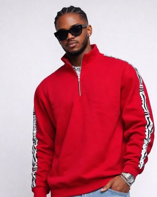 The BnSari Quarter Zip Sweatshirt is your go-to piece for effortless style — perfect for hangouts, airport runs, casual outings, or wherever the day takes you. A signature piece from BnSari, crafted for stylish men who wear the African spirit boldly and unapologetically. This is not just fashion, it’s ’s identity stitched into every detail.