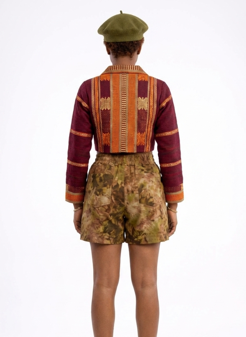 BnSari Adire Shorts